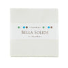 White Porcelain Bella Solids Charm Pack Precuts