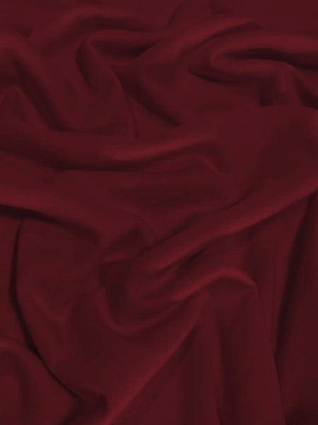 Tejido de forro polar para sudaderas y ropa / Color vino / Se vende por metros