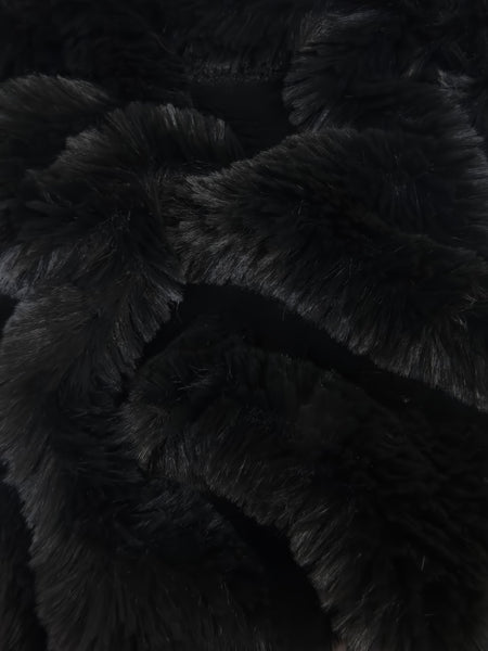 Arctic Rabbit Minky / Black