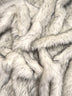 Disfraz de husky ruso con pelaje de pelo corto, de piel sintética / Se vende por yardas