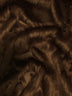 Light Brown Solid Shaggy Long Pile Faux Fur Fabric / Sold By The Yard