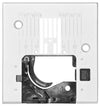 PFAFF® Plaque d'aiguille pour point droit avec marquage en pouces (K) -- Image du produit
