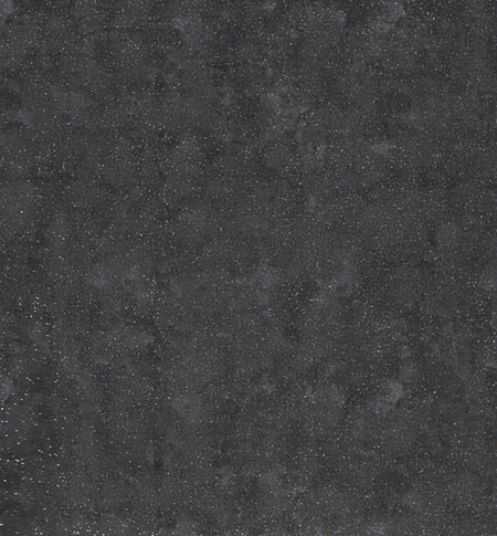 Blender Marbled Black with Glitter 100% Cotton Price per Yard