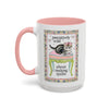 Cute Quilting Mug with Kitten and Flowers||color:Pink