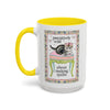 Cute Quilting Mug with Kitten and Flowers||color:Yellow