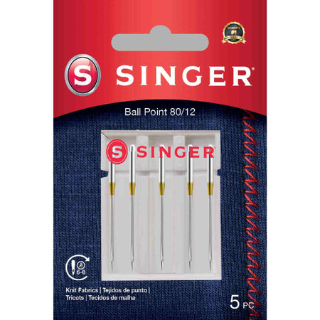 Aiguilles à pointe sphérique SINGER® 80/12 5-Pack -- Image du produit