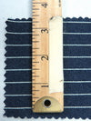Navy Stripe 6.7oz Poly-Cotton Denim