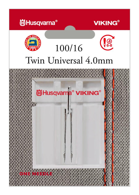 HUSQVARNA® VIKING® Twin Universal 4.0mm Needle Size 100/16 -- Product Image