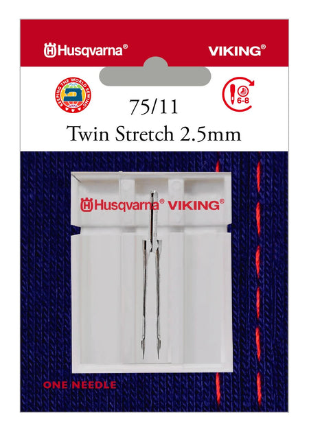 HUSQVARNA® VIKING® Twin Stretch 2.5mm Aguja Tamaño 75/11 -- Imagen del producto