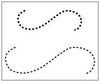 Swirl 3"x10"/5"x14" Quilt Stencil