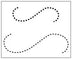 Swirl 3"x10"/5"x14" Quilt Stencil