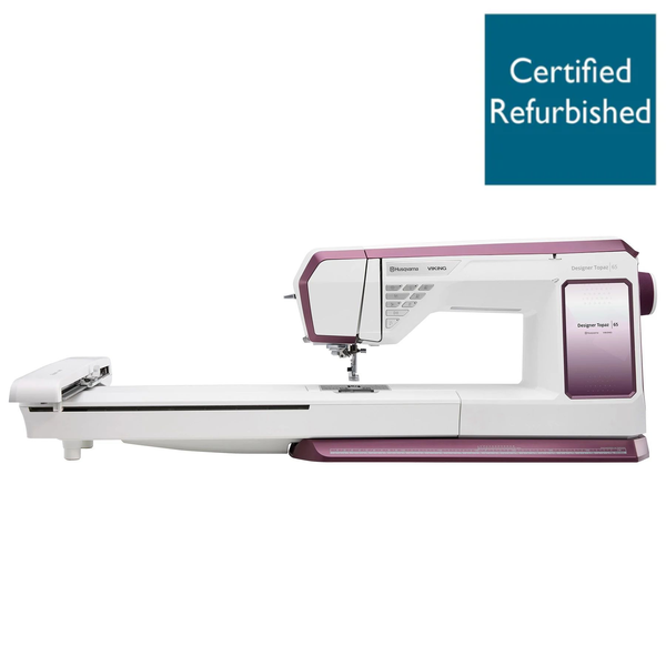 HUSQVARNA® VIKING® DESIGNER TOPAZ™ 65 Refurbished Sewing & Embroidery Machine