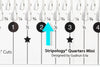 Stripology© Quarters MINI Ruler CGRGE4