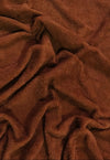 Sherpa Faux Fur Fabric / Rust / Sold By The Yard||color:Rust