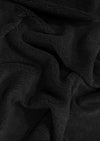 Sherpa Faux Fur Fabric / Black / Sold By The Yard||color:Black